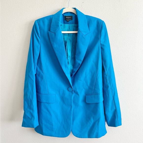 NEW Bardot Sandie Blazer in Cobalt Size Small - Picture 5 of 11